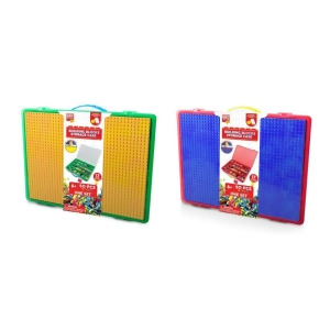 Ddi 2353630 50 Piece Building Blocks Storage Case - Assorted Colors Case of 4 - All
