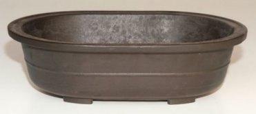 Bonsai Boy d1310 Brown Mica Bonsai Pot - Oval 