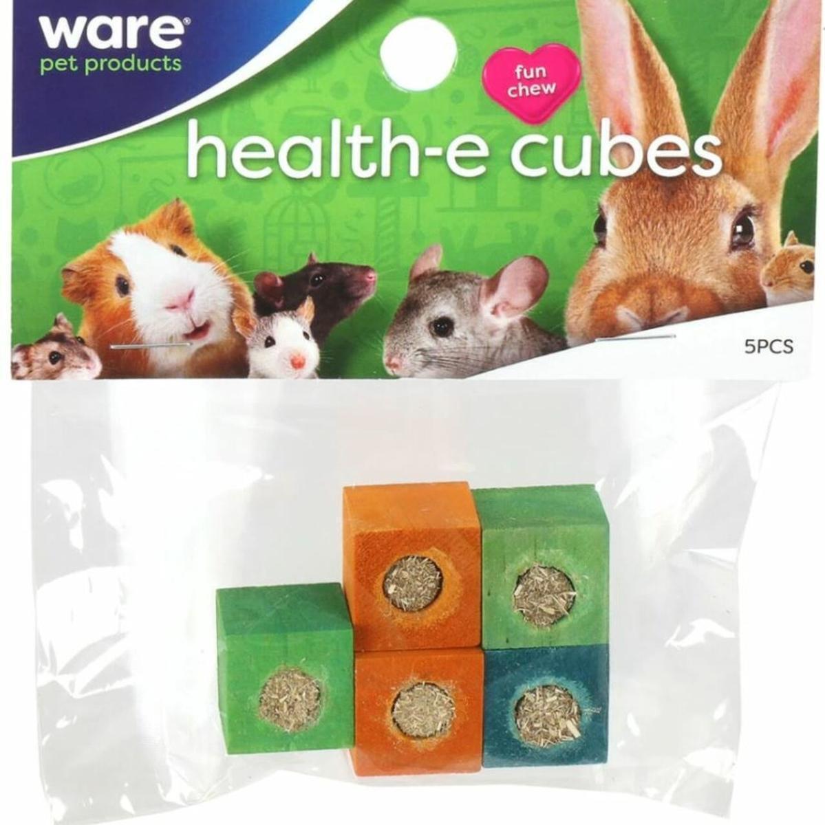 Countrymax 911488 Ware Health E-Cubes Small Animal Chew Toy, Pack of 5