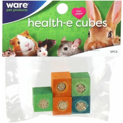 Countrymax 911488 Ware Health E-Cubes Small Animal Chew Toy, Pack of 5 