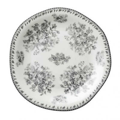 Oneida L6703068119 6.5 in. Lancaster Garden Grey Porcelain Plate 