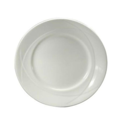 Oneida F1150000163 12 in. Vision Undecorated Bone China Plate 