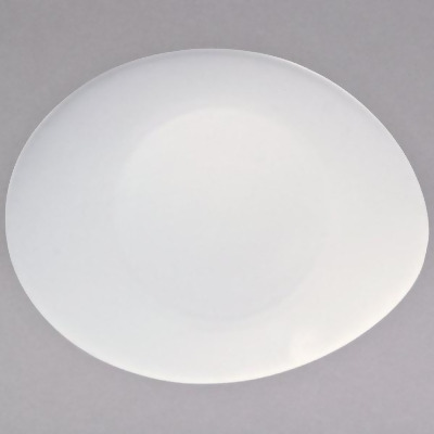 Oneida L5750000358 11.375 x 9.625 in. Stage Warm White Porcelain Oval Platter 