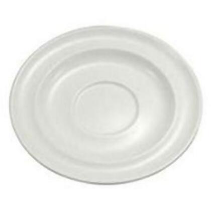 Oneida W6030000500 6.125 in. Cromwell Warm White Wide Rim Saucer 