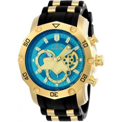 Invicta 886678285334 Mens 23426 Pro Diver Quartz Multifunction Blue Dial Watch 