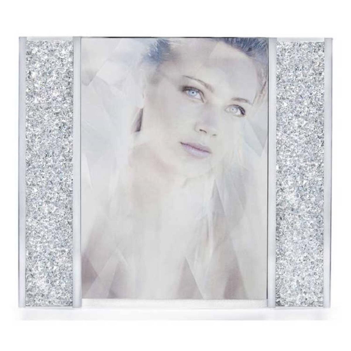 Jiallo 16042 5 x 7 in. Starlet Crystal Filled Photo Picture Frame