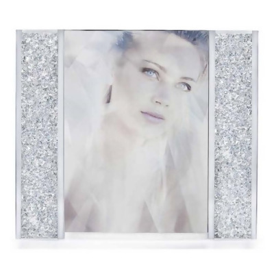 Jiallo 16042 5 x 7 in. Starlet Crystal Filled Photo Picture Frame 