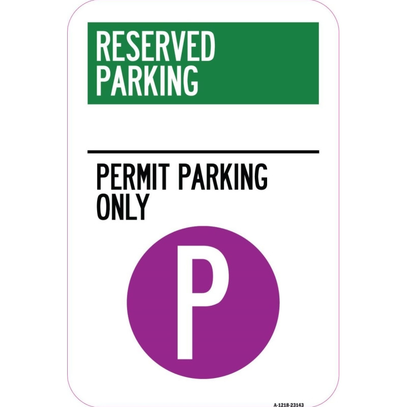 Customer Parking Only Sign 12 x 18 Heavy Gauge Aluminum Signs SignMission 