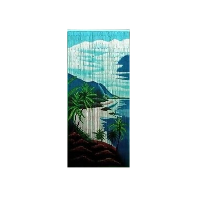 Bamboo 54 5287 Tropical clifts curtain 