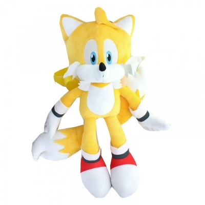 Sonic 810658 17 in. Tails from Sonic the Hedgehog Plush Backpack 