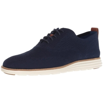 Cole Haan C27960-12 Original Grand Knit Wing TIP II Sneaker Shoe for Mens, Navy & Ivory - Size 12 