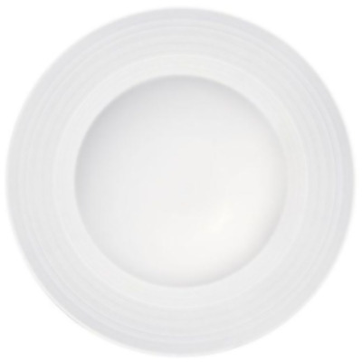 Oneida L5650000743 11.25 in. Manhattan Undecorated Rim Soup Bowl White 