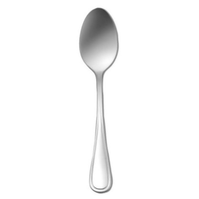 Oneida T015SDEF 7.25 in. New Rim Stainless Steel Extra Heavy Weight Oval Bowl Soup & Dessert Spoon 