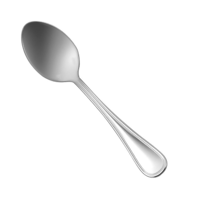 Oneida T029SDEF 6.75 in. Bellini Stainless Steel Extra Heavy Weight Oval Bowl Soup & Dessert Spoon Silver 