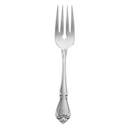 Oneida 2552FSLF 6.25 in. Arbor Rose Stainless Steel Extra Heavy Weight Salad & Pastry Fork Silver 