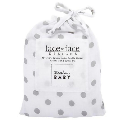 Creative Brands G5435 45 x 45 in. Face To Face Swaddle Blanket - Little Sunshine 