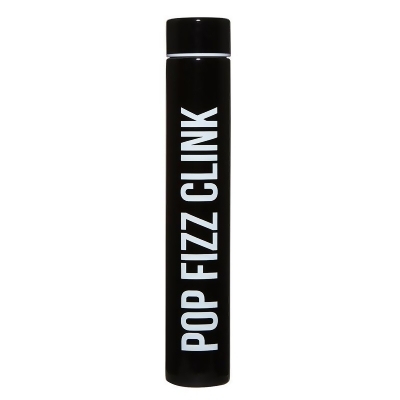 Creative Brands J2076 8 oz Stainless Steel Flask Bottle - Pop Fizz Clink 