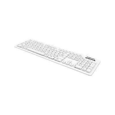 Man & Machine LCOOL-W7 Open Style Washable Value Lockable LCool Keyboard for Easier, White 
