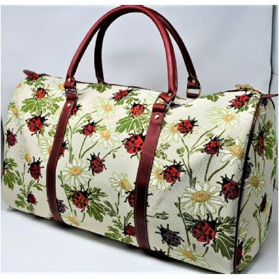 Sinobrite 27527-Ladybug Tapestry Duffle Bag - Ladybug 