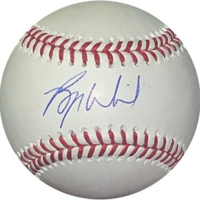 Athlon Sports CTBL-J29099 Bryse Wilson Signed Rawlings Official Major League - JSA Atlanta Braves Autograph Baseball 