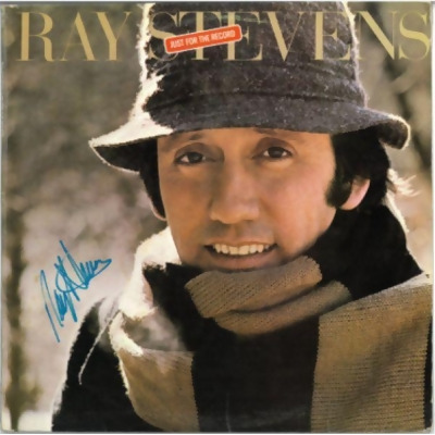 Athlon Sports CTBL-029161 Ray Stevens Signed 1976 Just for The Record Album Cover, LP & Vinyl Record Autograph Music Albums - JSA No. JJ96564 