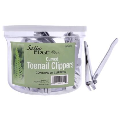 Satin Edge I0110572 Curved Toenail Nail Clippers by Satin Edge for Unisex - 24 Piece