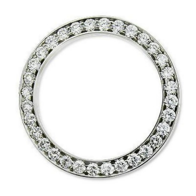 Harry Chad Enterprises 26495 34 mm 2.75 CT Mens Custom Diamond Bezel for Rolex Date All Watch Model 