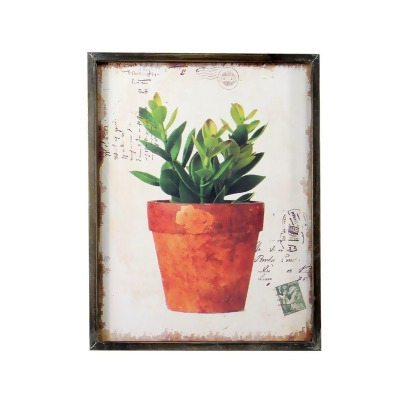 Jeco HD-WA073 Potted Green Picture Frame 