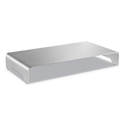 Innovera IVR55015 15.75 x 8.25 in. Slim Aluminum Monitor Riser - Silver 