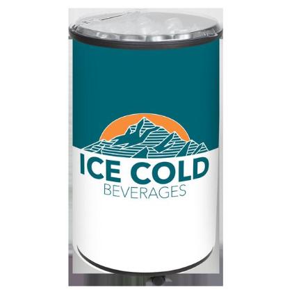 lowa Rotocast Plastics 3902937 Ice Hawk with lid Beverage Cooler - Black 