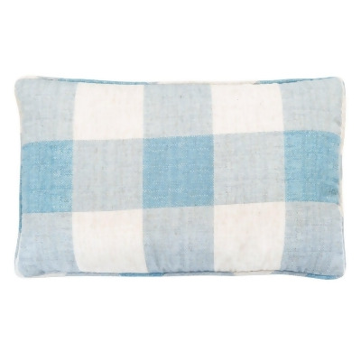 Safavieh PLS7184A-1220 Fernla Throw Pillow, Blue & White 