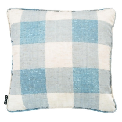 Safavieh PLS7184A-1818 Fernla Throw Pillow, Blue & White 