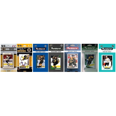 C & I Collectables BRUINS720TS NHL Boston Bruins 7 Different Licensed Trading Card Team Sets 