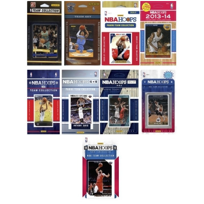 C & I Collectables PELICANS920TS NBA New Orleans Pelicans 9 Different Licensed Trading Card Team Sets 