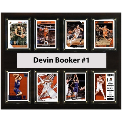 C & I Collectables 1215BOOKER8C 12 x 15 in. NBA Devin Booker Phoenix Suns 8 Card Plaque 