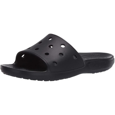 Crocs 206121-001-M5W7 Classic Slide Sandals for Unisex, Black - Size Men 5 & Women 7 