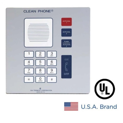 GAI-Tronics 295-712F VoIP Clean Phone Flush-Mount 