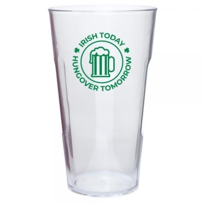 Zees Creation ED1010-SP2 16 oz Pint Glass Ever DrinkWare Tumbler - Saint Patricks Day Irish Today 