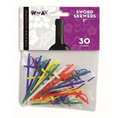 Wrap-Art 26745 3 in. Sword Skewers 30 per Pack 