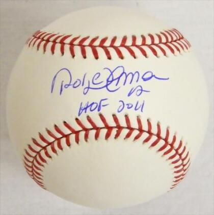 Roberto Alomar Signed Rawlings MLB Baseball With HOF 2011