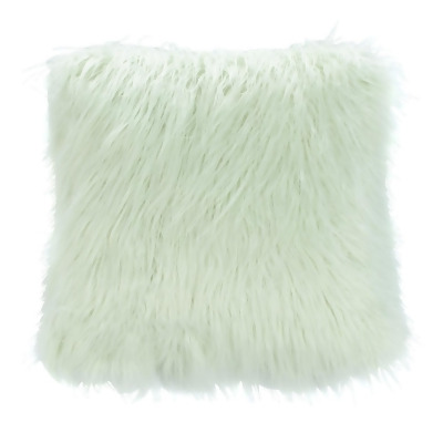 Safavieh PLS7021A-2020 20 x 20 in. Caelie Faux Fur Mint Throw Pillows with Poly Insert 
