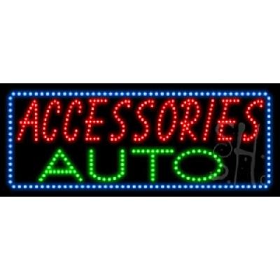Everything Neon L100-7287 Accessories Auto Animated LED Sign 13" Tall x 32" Wide x 1" Deep 