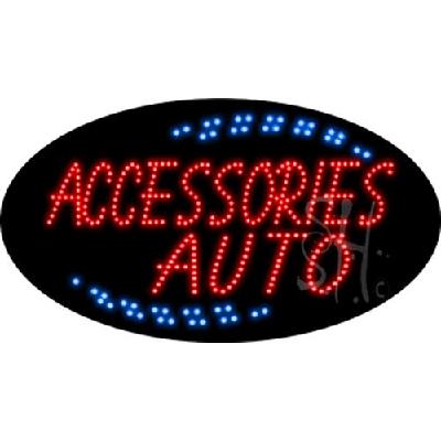 Everything Neon L100-7289 Accessories Auto Animated LED Sign 15" Tall x 27" Wide x 1" Deep 
