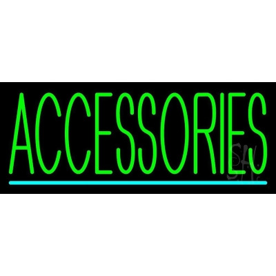 Everything Neon N105-5743 Accessories Turquoise Lines LED Neon Sign 10 x 24 - inches 