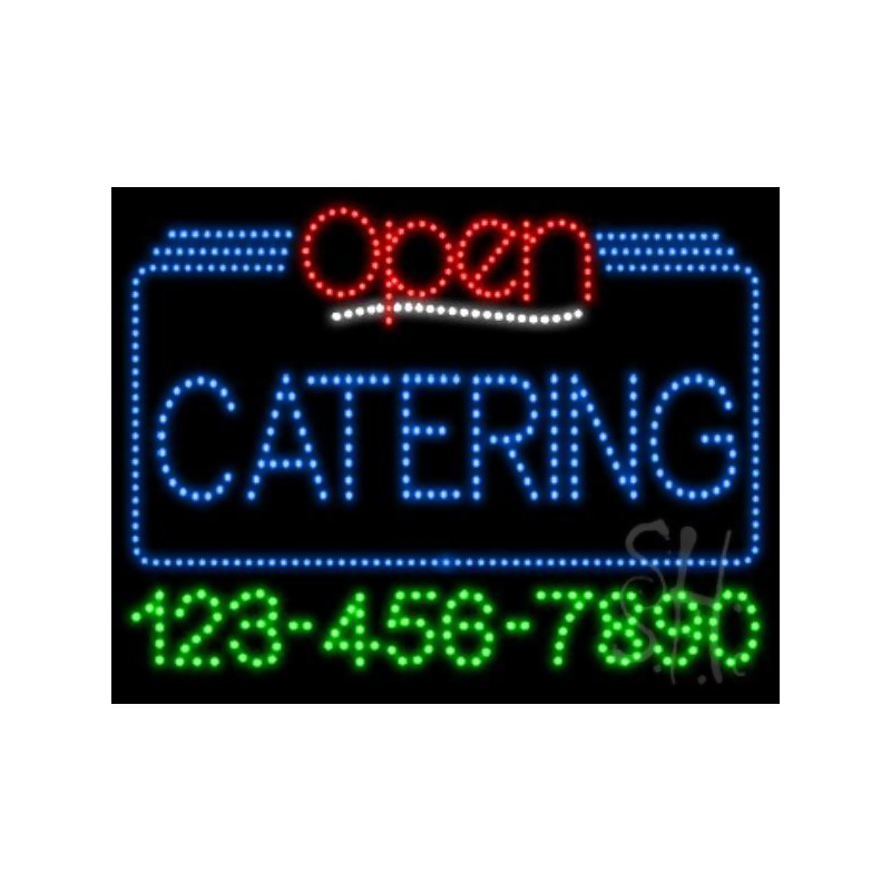 Catering LED Sign 