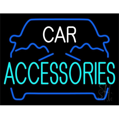 Everything Neon N105-5628 Blue Car Accessories 1 LED Neon Sign 15 x 19 - inches 