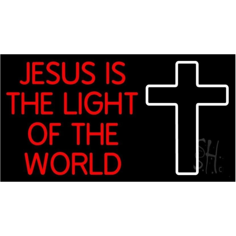 New Jesus Love You Cross Neon Light Sign 24"x24" 
