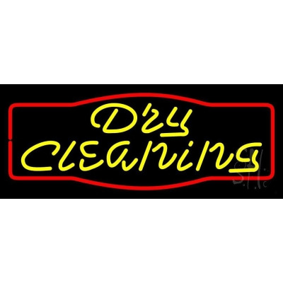 Everything Neon N105-1632 Dry Cleaning LED Neon Sign 10 x 24 - inches 