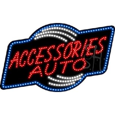 Everything Neon L100-7284 Accessories Auto Animated LED Sign 18" Tall x 30" Wide x 1" Deep 