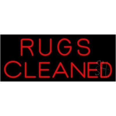 Everything Neon N105-2731 Rugs Cleaned LED Neon Sign 10 x 24 - inches 